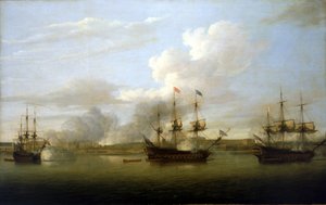La captura de Chandernagore, marzo de 1757
