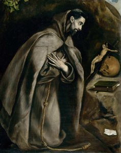 San Francisco rezando de Dominico El Greco