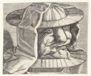 Una cabeza grotesca con casco al estilo de Arcimboldo
Una cabeza grotesca con casco al estilo de Arcimboldo de Dominicus Custos