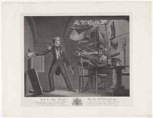 J:C:J: Van Speijk el 5 de febrero de 1831 (título sobre el objeto)
