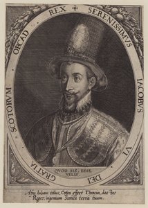 Rey Jacobo VI de Escocia (grabado)