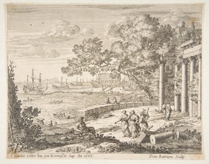 Paisaje con Mercurio, 1668