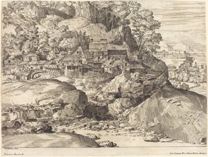 Paisaje con molino de Dominique Barriere