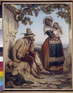 Chicos italianos de Dominique Louis Papety