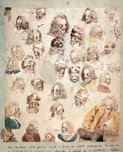 Diferentes aires en 30 cabezas de Voltaire de Dominique Vivant Denon