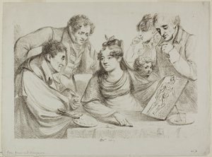 Lección de litografía de Dominique Vivant Denon