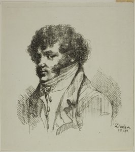 Retrato de Brunet, impresor