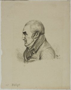 Retrato de Monsieur Nelys de perfil de Dominique Vivant Denon