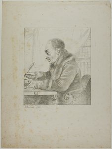 Retrato de Volney mojando su pluma de Dominique Vivant Denon
