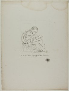 Virgen sedente