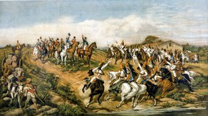 ¡Independencia o muerte!. Museo de Ypiranga (Sao Paulo). Representación alegórica de la Independencia de Brasil el 7/09/1822. de Don Pedro di Figueredo Americo