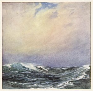 Rudyard Kipling: El mar y las colinas (litografía en color)