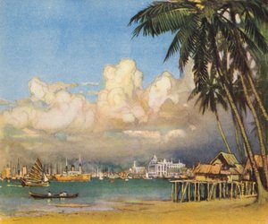 Singapur (litografía en color)