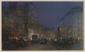 Knightsbridge en negro y oro de Donald Maxwell