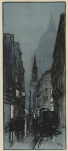 Catedral de San Pablo, desde Watling Street de Donald Maxwell