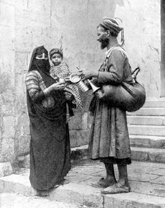 Un vendedor de agua, El Cairo, Egipto, 1936