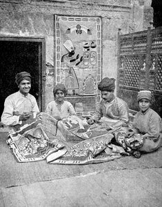 Artesanos, El Cairo, Egipto, África