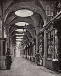 Royal Opera Arcade, Pall Mall, Londres (foto en blanco y negro)