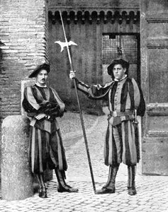 Guardias suizos, Ciudad del Vaticano, Roma, 1936