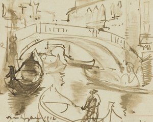 Un canal en Venecia de Donald Shaw MacLaughlan