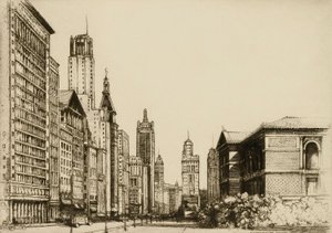 Chicago, Michigan Avenue no. 1 de Donald Shaw MacLaughlan