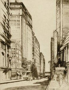 Chicago, calle Monroe de Donald Shaw MacLaughlan
