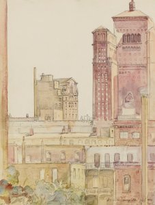 Chicago, azoteas cerca de Allerton House de Donald Shaw MacLaughlan