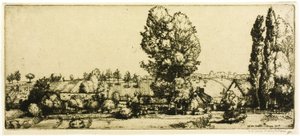 Paisaje, Poigny de Donald Shaw MacLaughlan