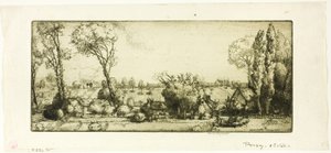 Paisaje, Poigny de Donald Shaw MacLaughlan