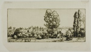 Paisaje, Poigny de Donald Shaw MacLaughlan