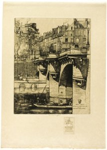 Le Pont Neuf, París (con remarque)