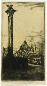 Columna del León, Venecia de Donald Shaw MacLaughlan