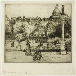 Jardines de Luxemburgo, París de Donald Shaw MacLaughlan