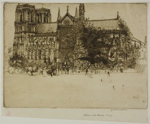 Notre Dame, París de Donald Shaw MacLaughlan