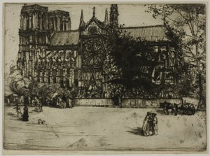 Notre Dame, París de Donald Shaw MacLaughlan