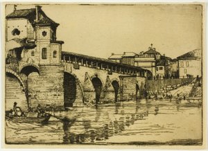 Ponte Ticino, Pavia de Donald Shaw MacLaughlan