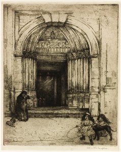 Portal de St. Germain-des-Prés de Donald Shaw MacLaughlan