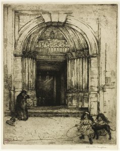 Portal de St. Germain-des-Prés de Donald Shaw MacLaughlan