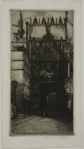 Portal del Palacio Ducal, Venecia de Donald Shaw MacLaughlan