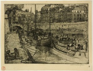 Quai des Grands Augustins de Donald Shaw MacLaughlan