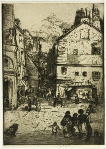 Rue Mouffetard, París de Donald Shaw MacLaughlan