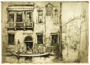 El canal del pequeño santo, Venecia