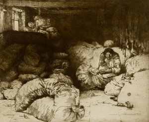 El vendedor de trapos dormido de Donald Shaw MacLaughlan