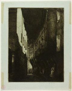 Via San Vitale, Bolonia de Donald Shaw MacLaughlan