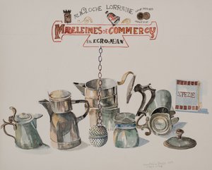 Café o té, 2012 (acuarela sobre papel)