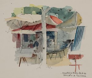 Mercado en Paesana de Donatella Merlo
