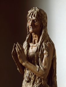 María Magdalena. Escultura de madera policromada