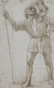 San Cristóbal con el Niño Jesús de Donato Bramante