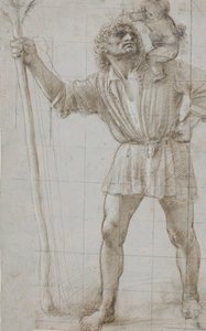 San Cristóbal con el Niño Jesús, c. 1490 de Donato Bramante