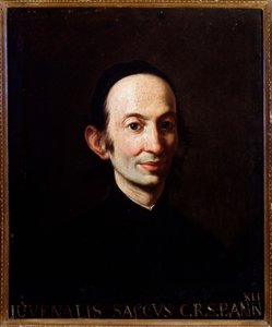 Retrato de Giovenale Sacchi, musicólogo italiano. Siglo XVIII (pintura)